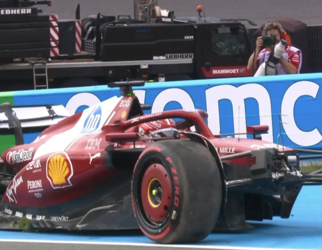 Ferrari Alami Bencana di GP Belanda: Hamilton dan Leclerc DNF