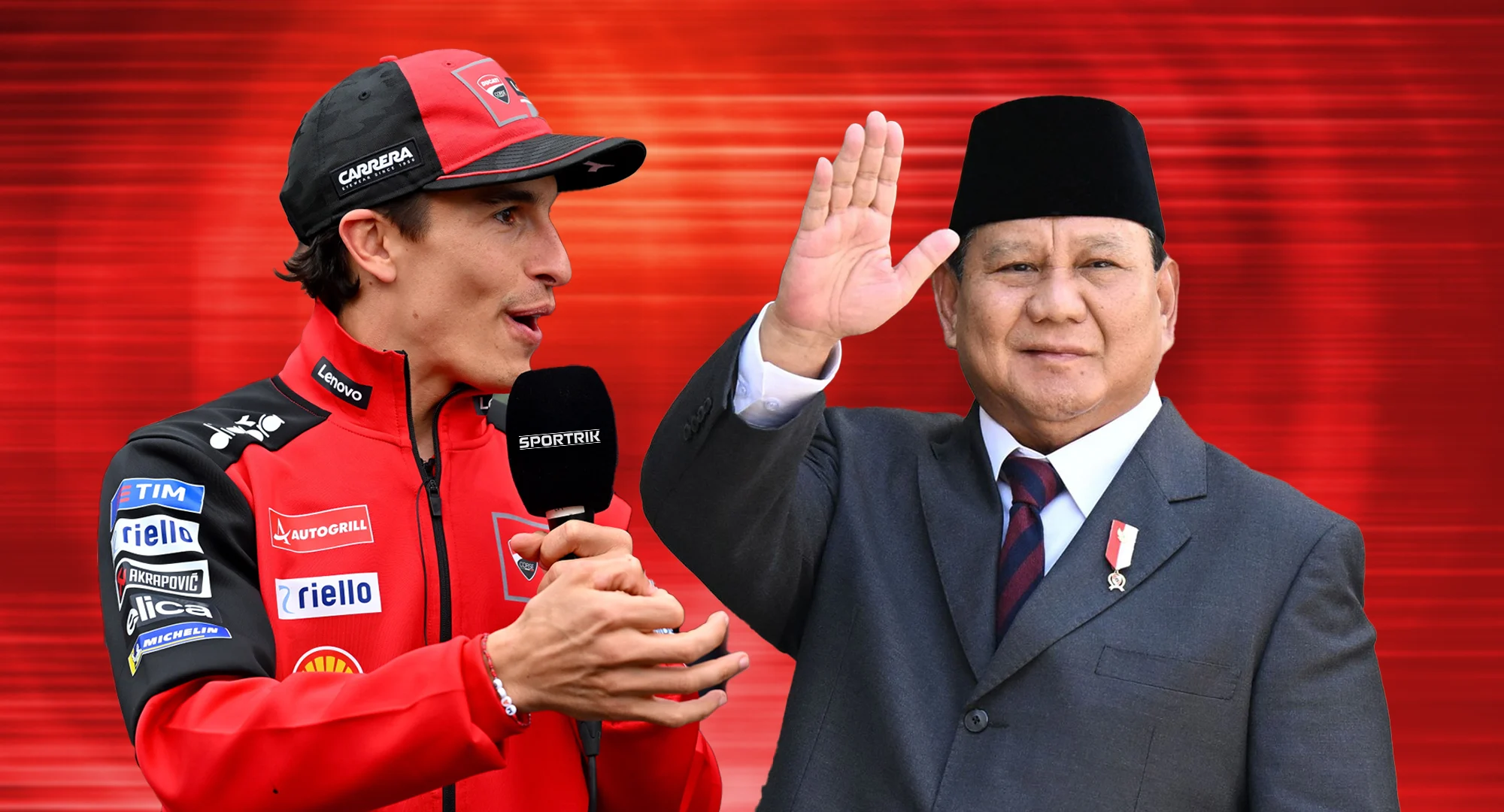 MotoGP Mandalika 2025: Marquez & Prabowo Bersua